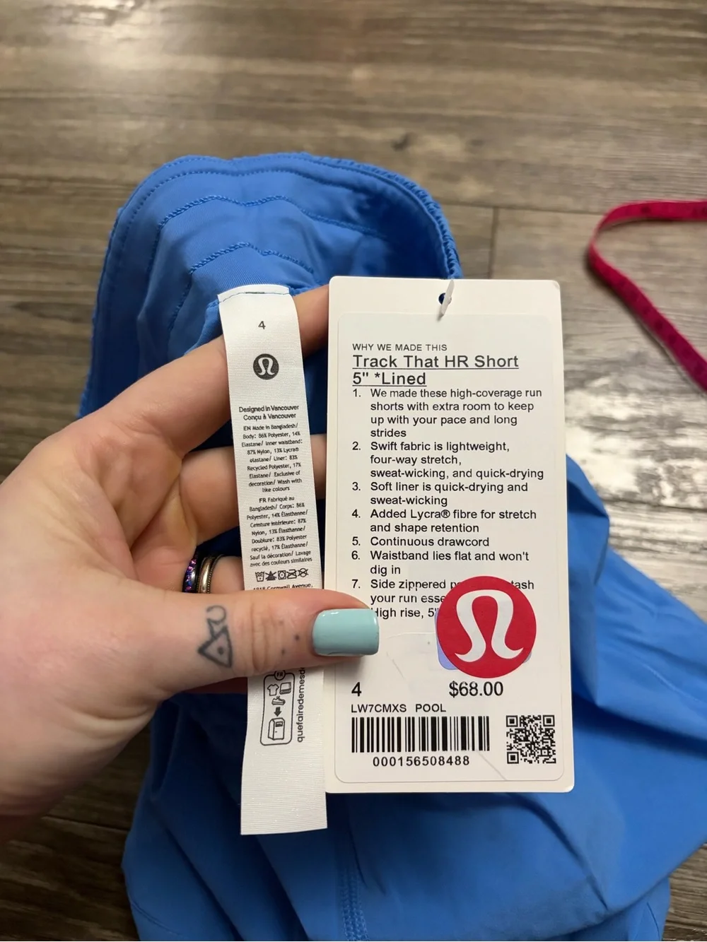 NWT Lululemon Track That High-Rise Lined Short *5
